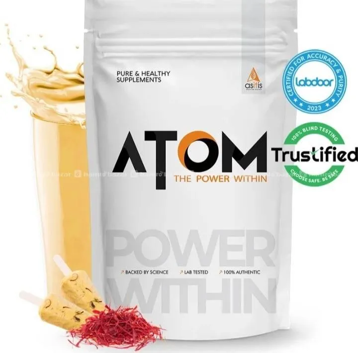 ASITIS ATOM WHEY PROTEIN, 27GM PROTEIN, 1KG FLAVOR
