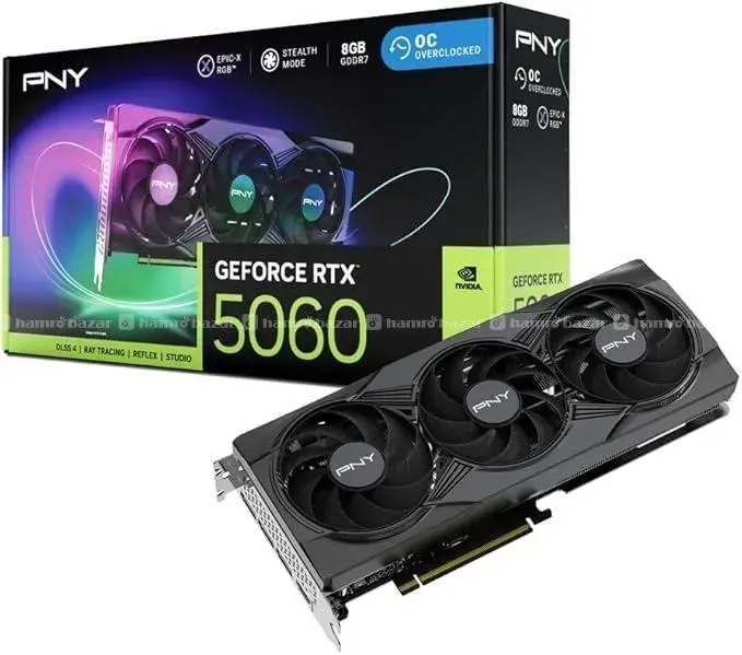PNY NVIDIA GeForce RTX™ 5060 Epic-X™ ARGB Graphic