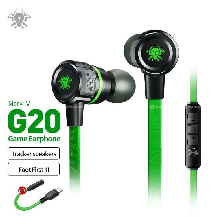 Plextone G20 Mark IV Metal Bass Gaming Earphone