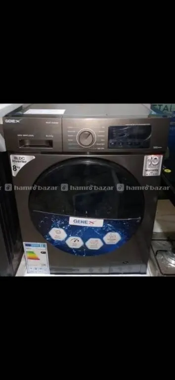 Genex washing machine 8 kg touch panel