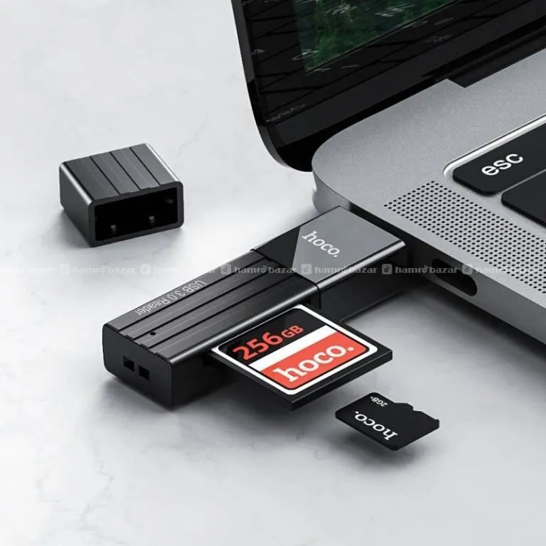 Hoco HB20 Mindful Card Reader 2 In 1 USB3.0