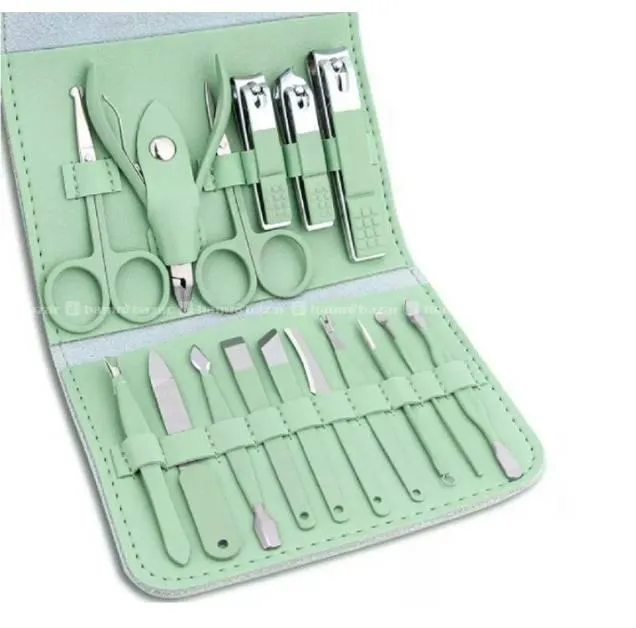 16-piece stainless steel nail clipper set
