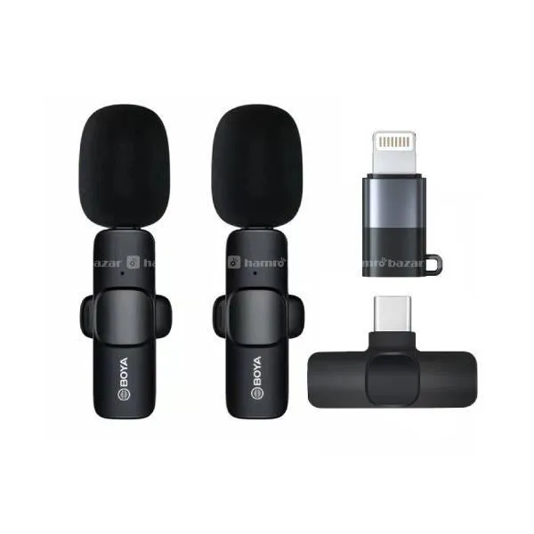 BY-MW3 Wireless Microphone Type C + Lightning