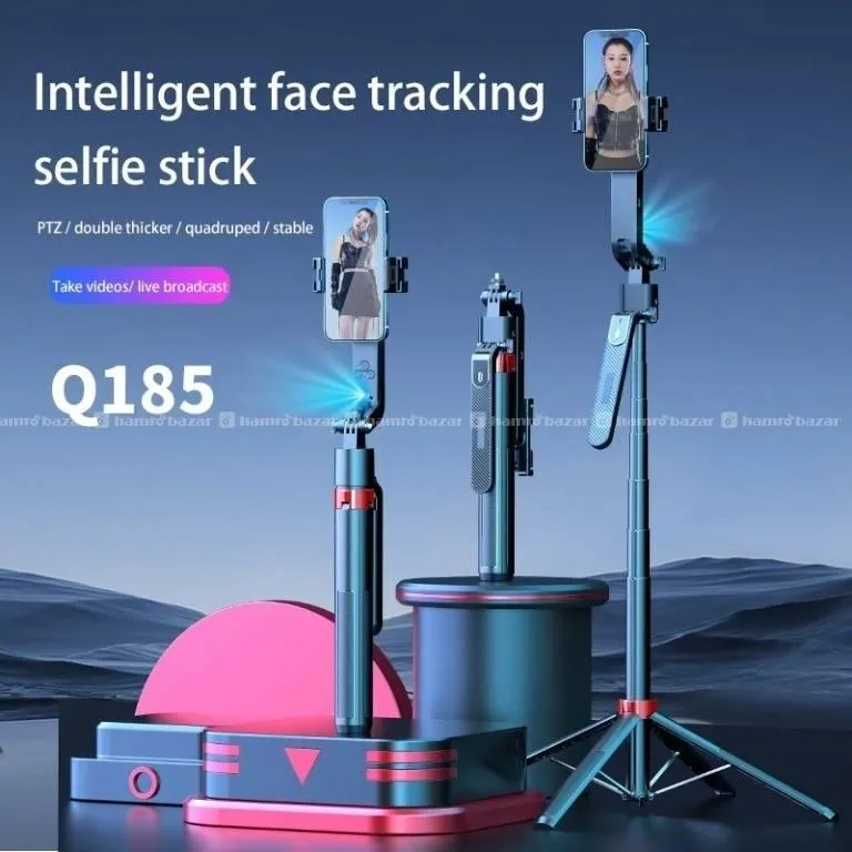 Q185 Face Tracking Handheld Selfie Stick Tripod