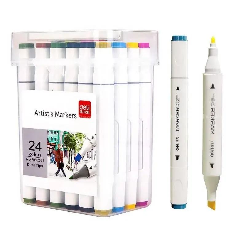 Sketch Markers Chisel and bullet set of 24