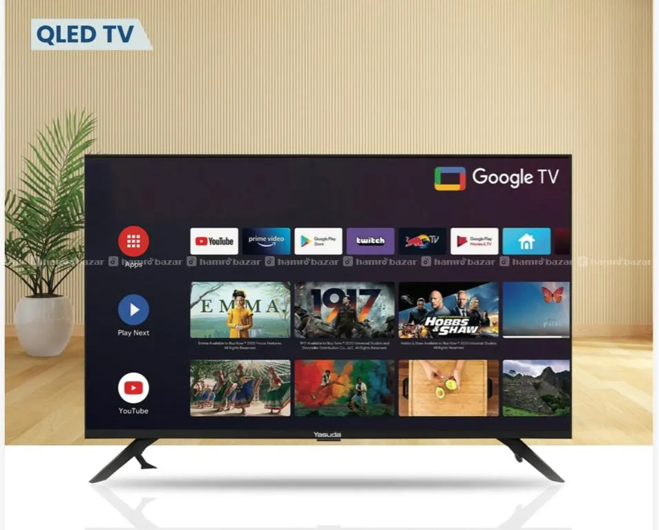 Yasuda 43” Qled 4k Google Tv Wholesale Price New