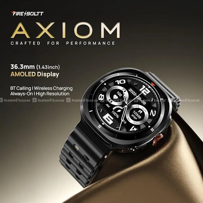 Fire-Boltt Axiom SmartWatch 1.43″ Super AMOLED
