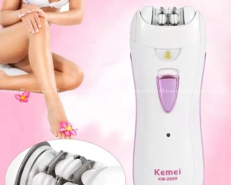 Kemei KM290R Rechargeable Women Epilator Shaver