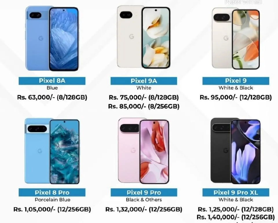 Google pixel 8A/8pro/9A/9pro/9pro xl(8A-8/128)