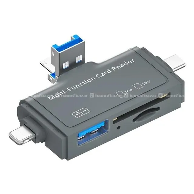 7IN1 Multi OTG USB C SD TF Micro Card Reader