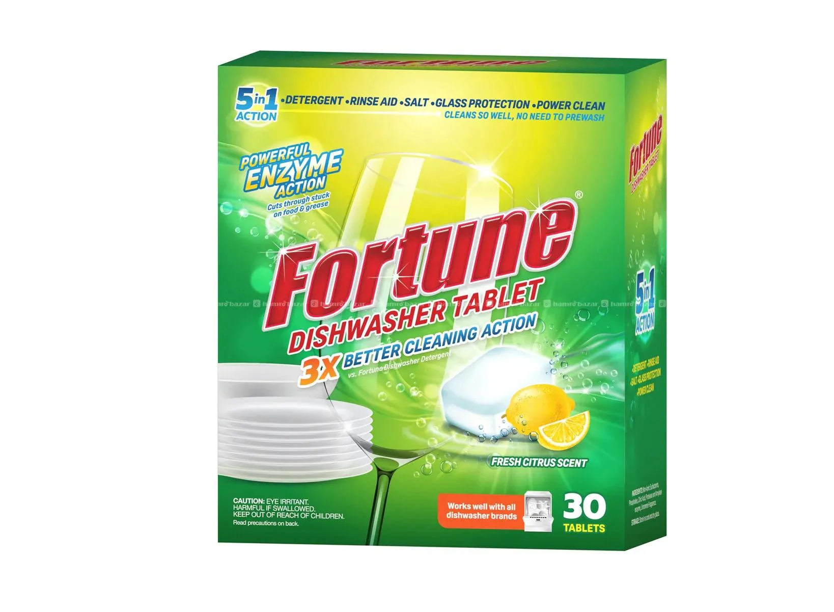 Fortune Dishwasher Tablet 1 box of 30 tabs