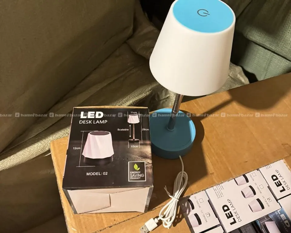 Height adjustable table lamp available dm to order