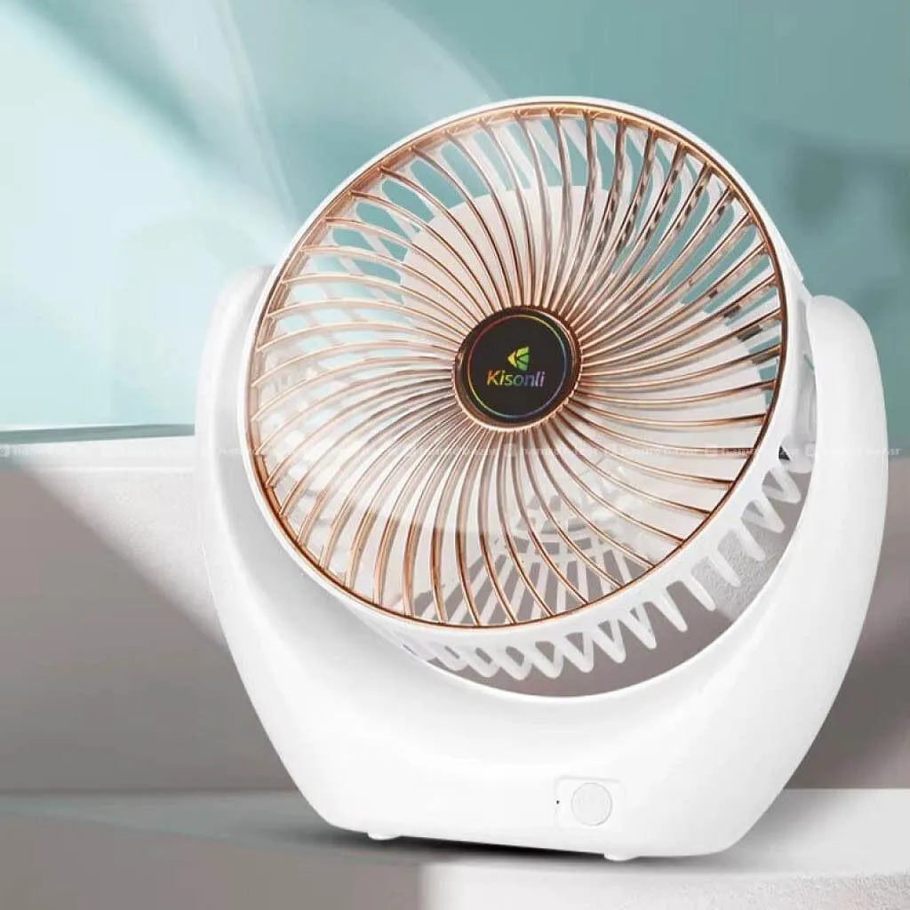 Kisonli F105 Portable Rechargeable Desktop Fan