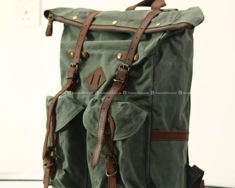 Harlo Vintage canvas backpack High quality bag