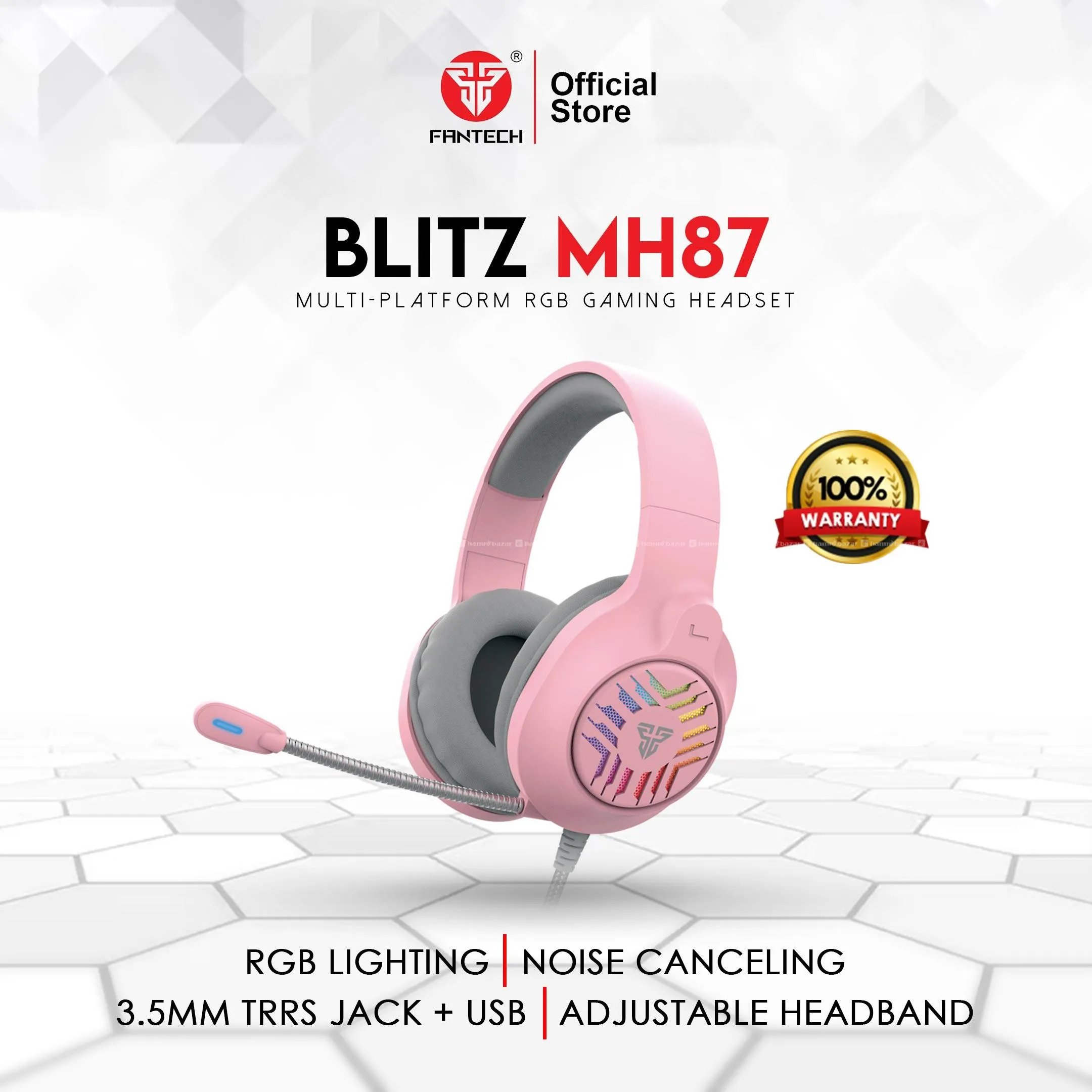 Fantech Blitz Mh87 Sakura Edition Gaming Headset