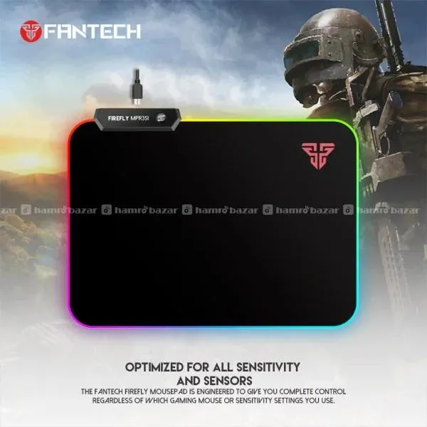 Fantech Mpr351rgb Mousepad 350mm*250mm*3mm