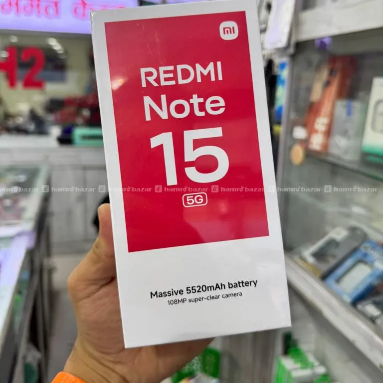 Redmi Note 15 5G (8/256)New (Vat+ 1 Year Warrenty)