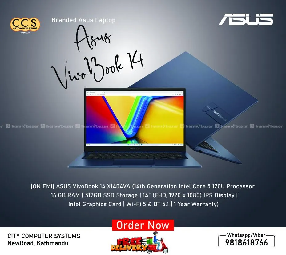 ASUS VivoBook 14 X1404VA-Core 59 (43th Gen)-16/512