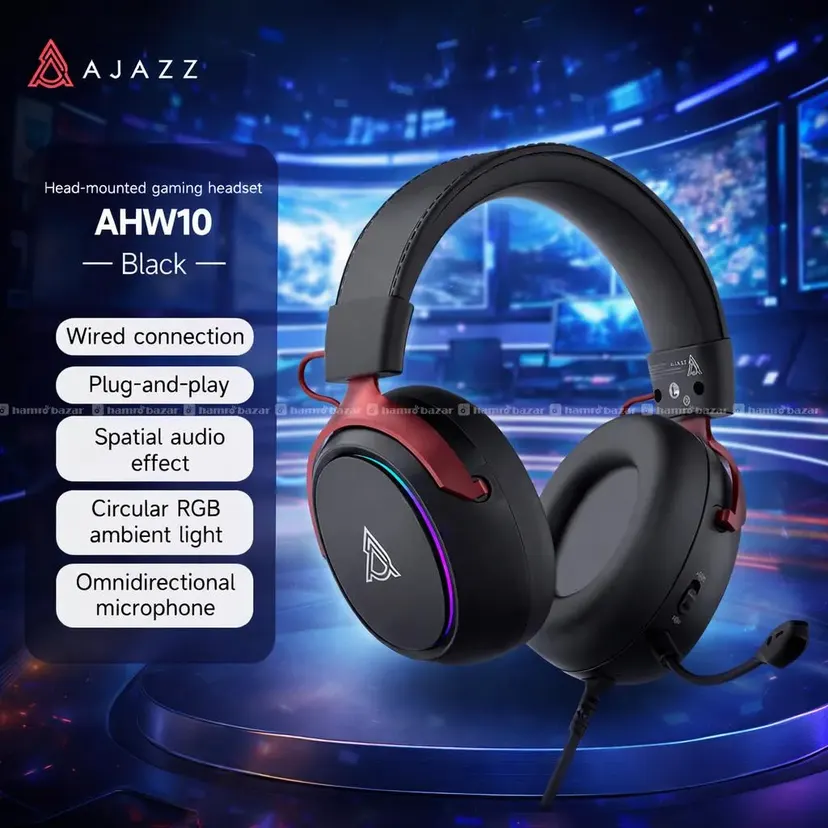 AJAZZ AHW10 Wired Gaming Headphone