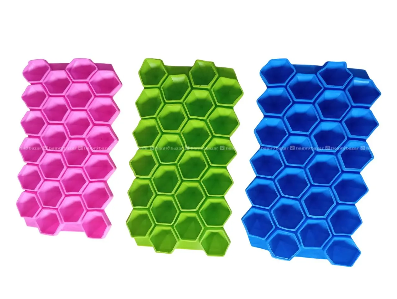Flexible 24 Cavity Ice Cube Tray Mold Trays