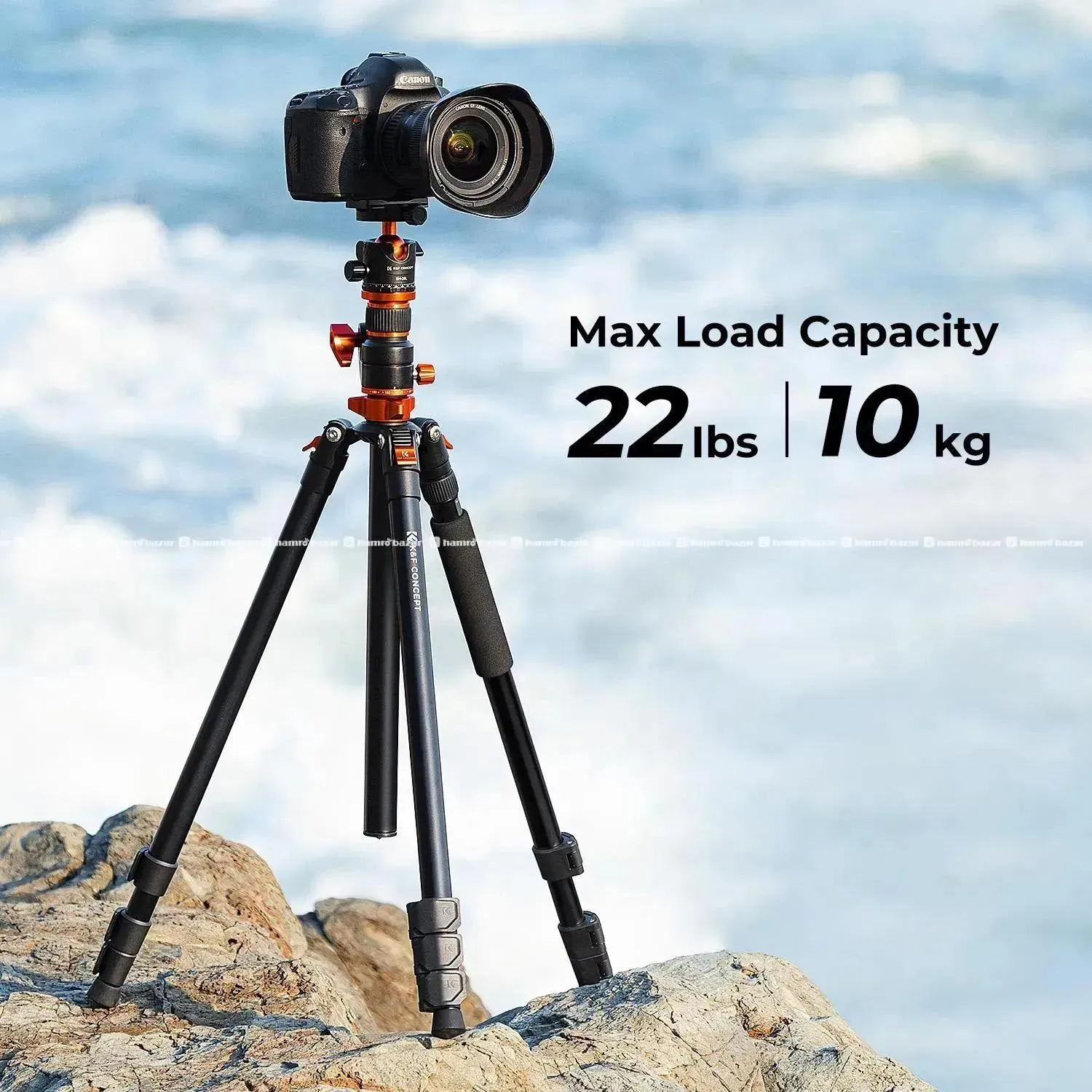 K&F Concept KF09.124 versatile aluminum tripod