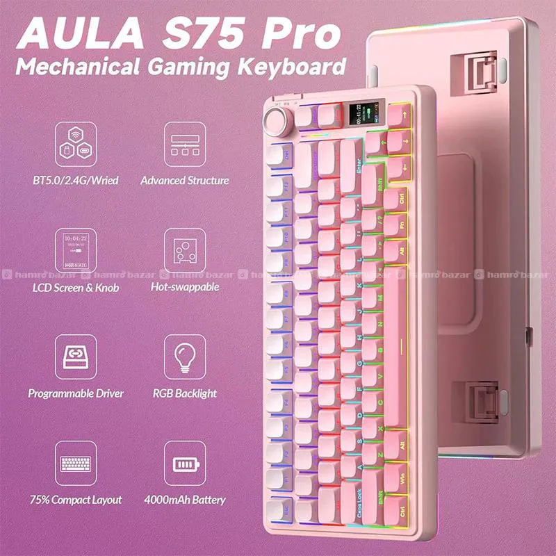 AULA S75 Pro Wireless Mechanical Keyboard