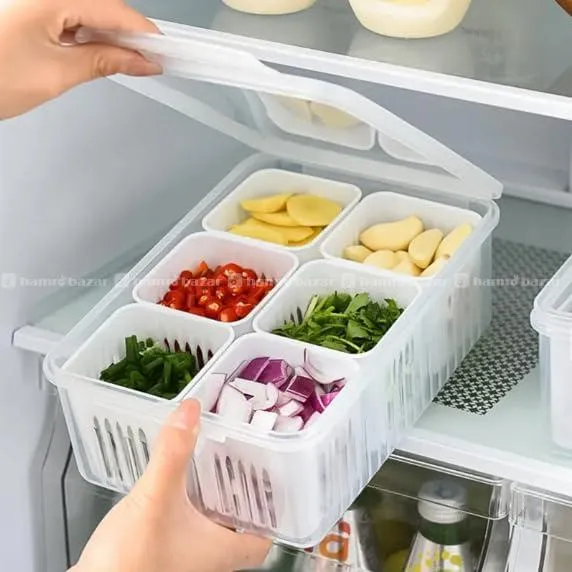 E Mela Plastic Fridge Storage Boxes