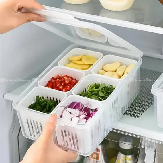 E Mela Plastic Fridge Storage Boxes