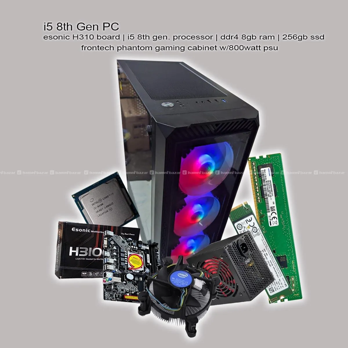 i5 8th Gen Desktop Gaming PC