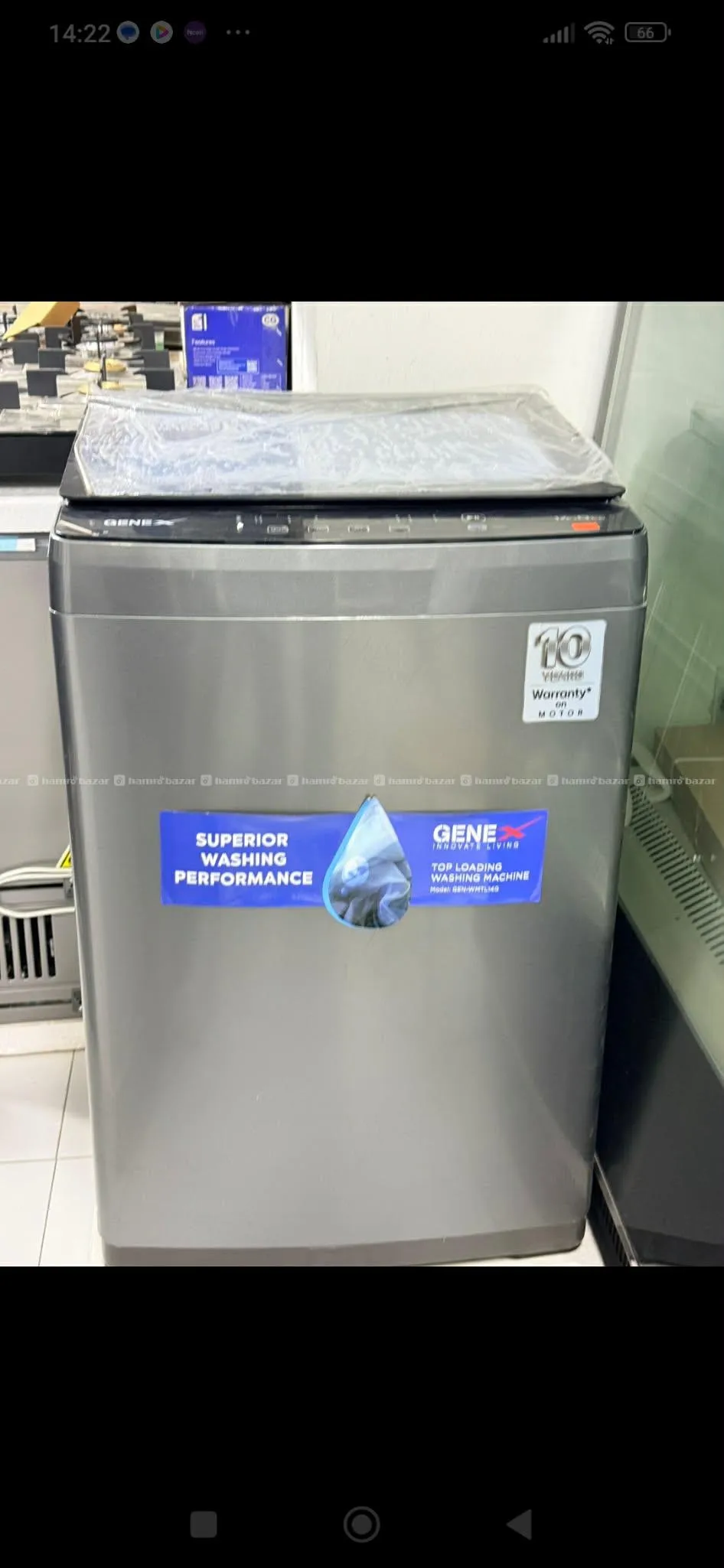 Genex Washing Machine 14 kg top loader