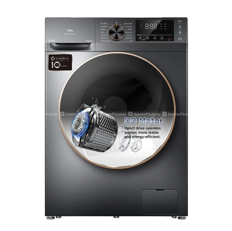 TCL 8kg Dd Motor Washing Machine P1108fld New