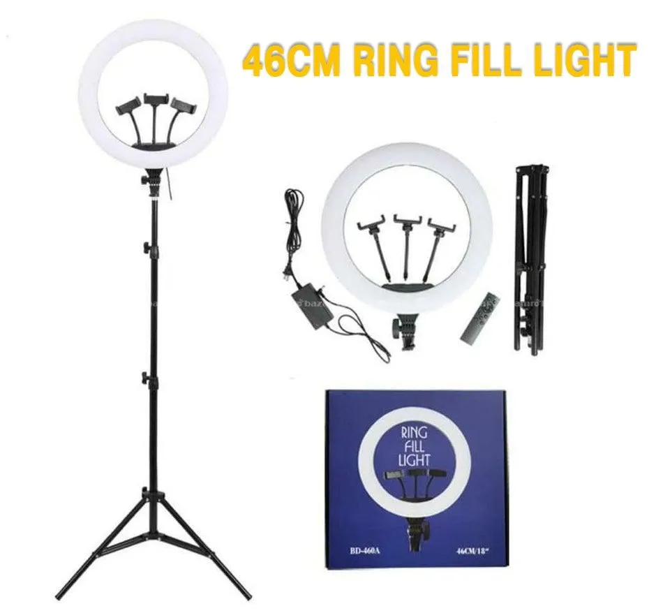 46CM Triple Clip LED Ring Light BD-460A |
