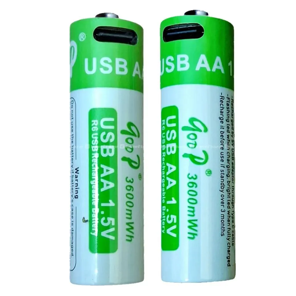 Goop 3600 mWh AA Rechargeable Battery