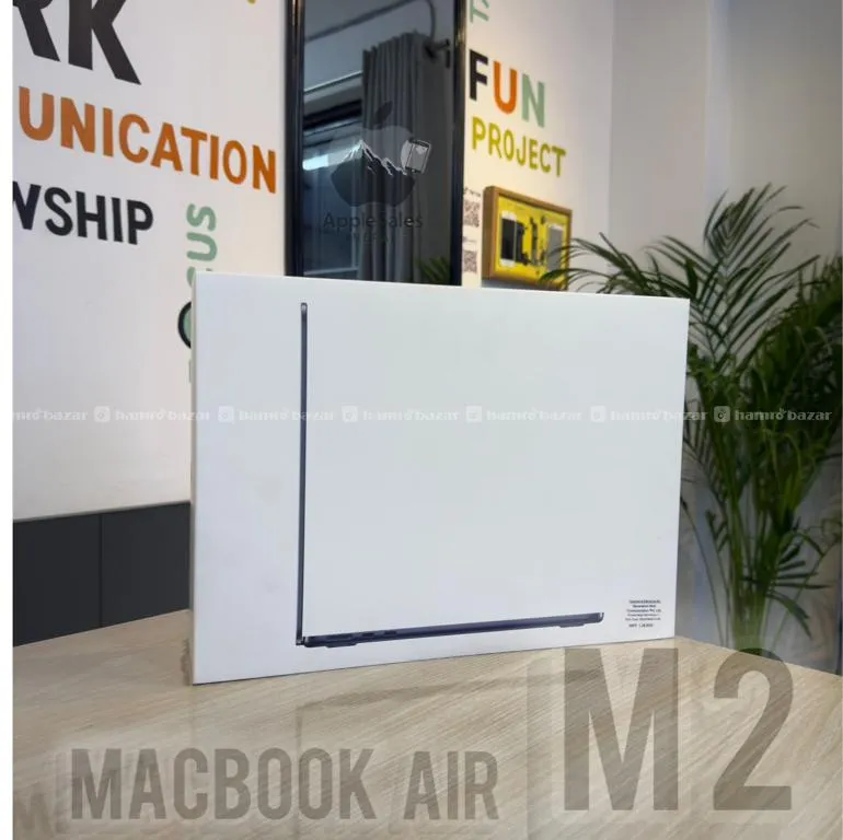 macbook air m2 16-256gb authorized brand new