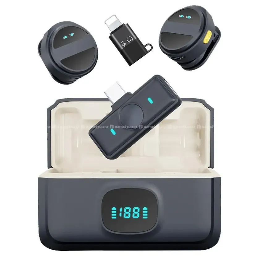 SX21 Type-C Port 2.4G Clip On Wireless Microphone