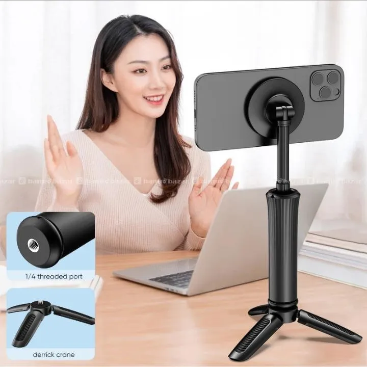 Strong Magnetic Mobile Phone Selfie Stick Tripod