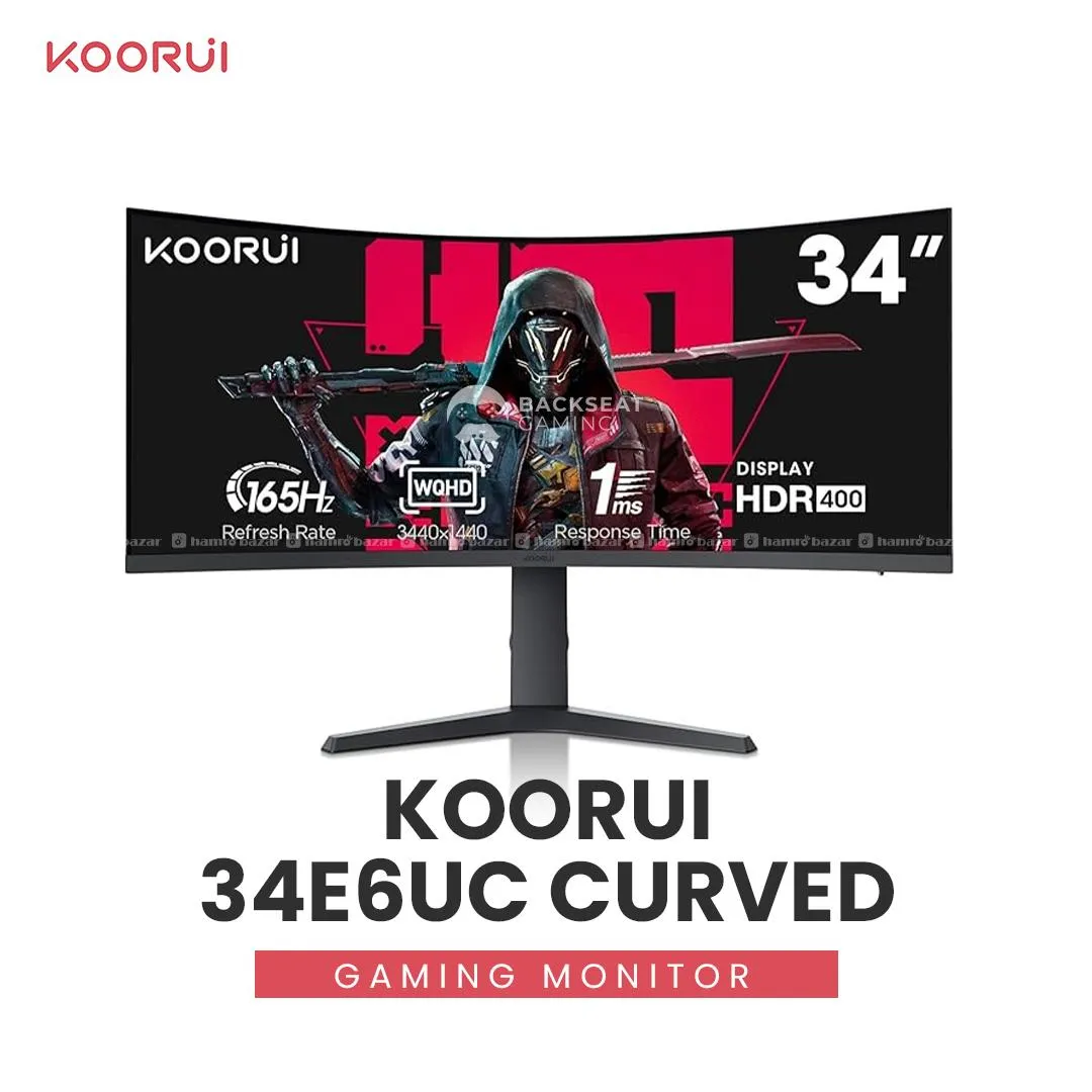 Koorui 34E6UC/ 34 Inch Gaming Monitor