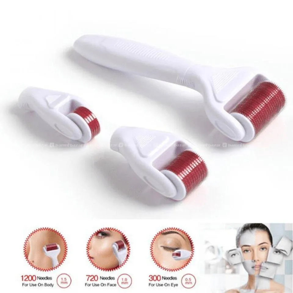 4 In 1 Derma Roller Set 0.5Mm 1.0Mm 1.5Mm