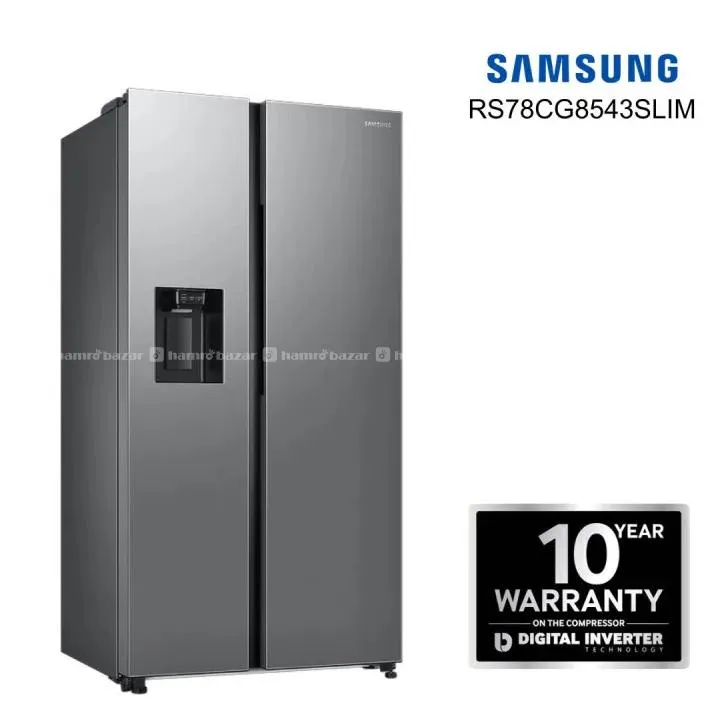 Samsung Side By Side Refrigerator RS78CG8543SLIM