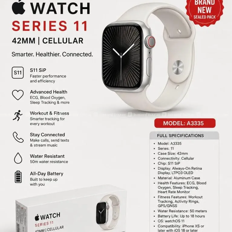Orginal Silpak Apple watch series 11 42Mm