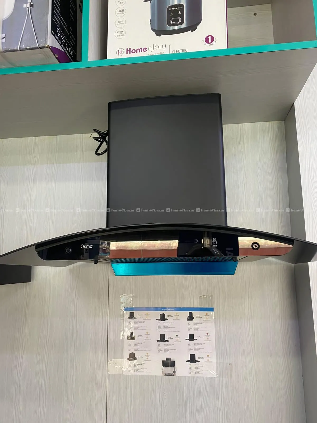 OSMO Modern Kitchen Chimney Hood l Smoke Remover