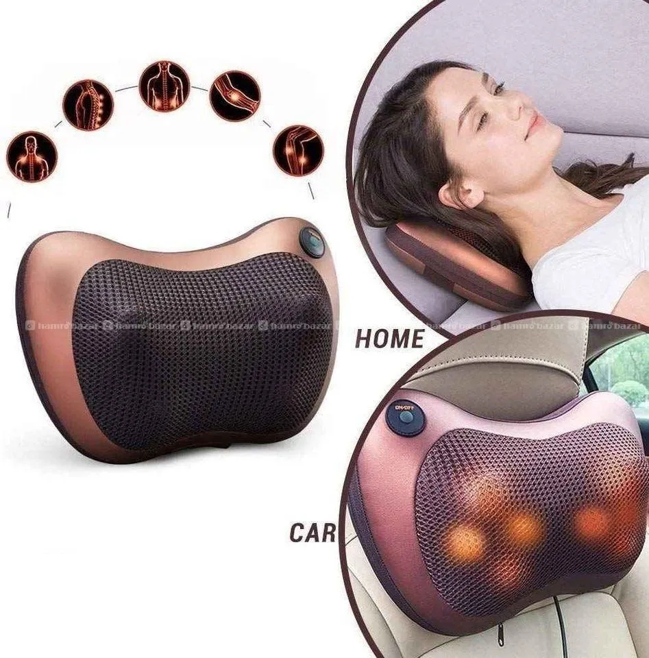 Portable Neck & Back Massager Pillow