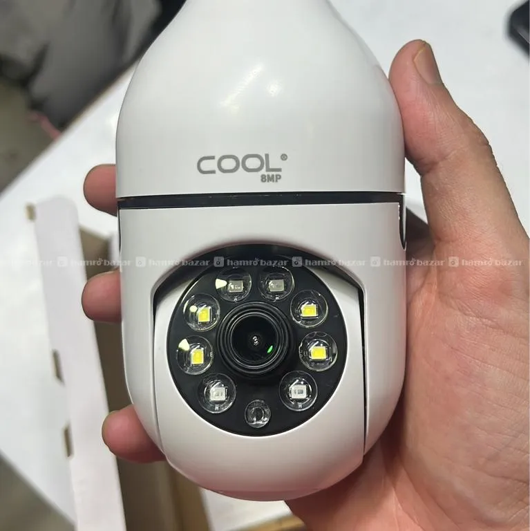 Bulb CCTV Camera Single Lens 8mp