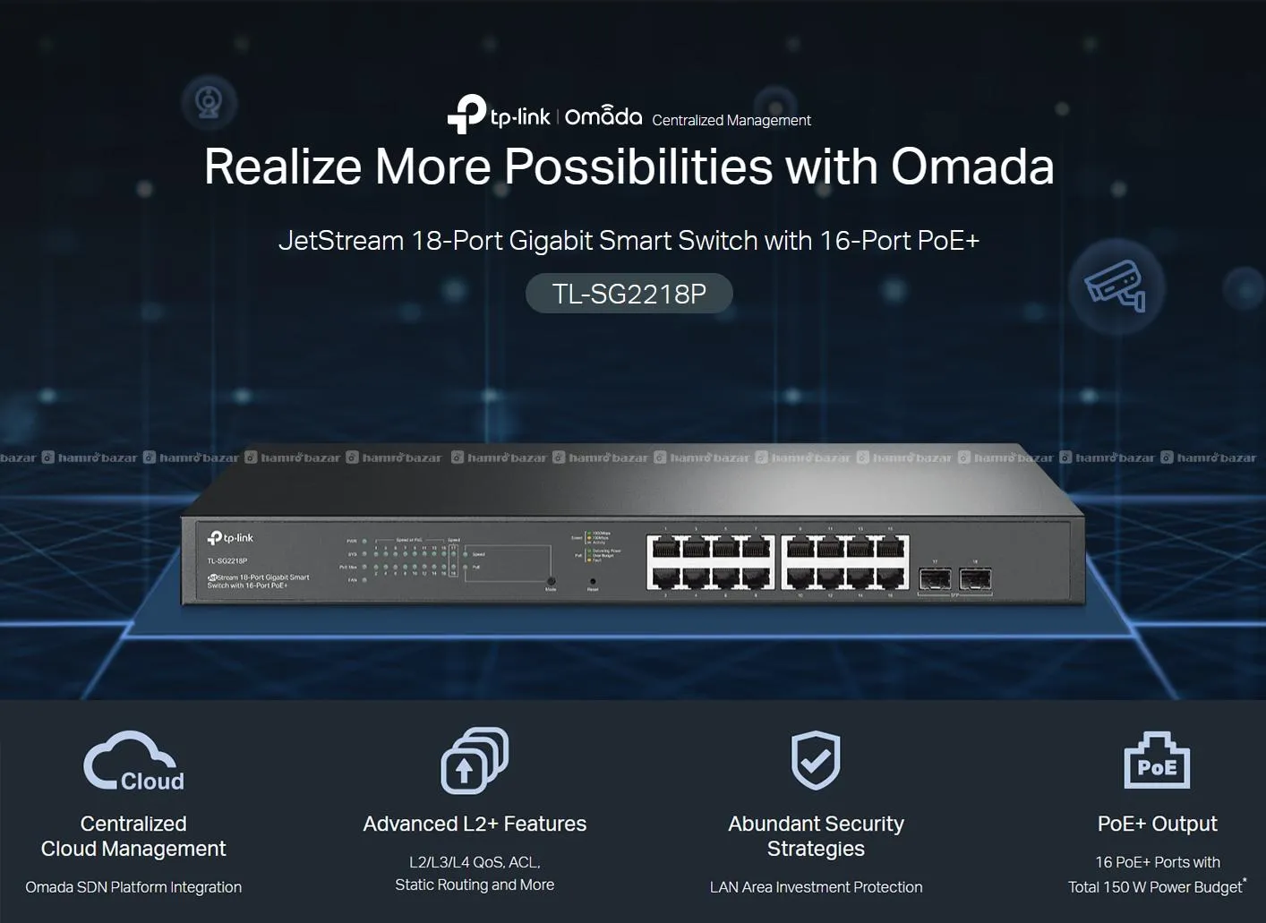 TP-Link TL-SG2218P JetStream 18Port Gigabit Switch