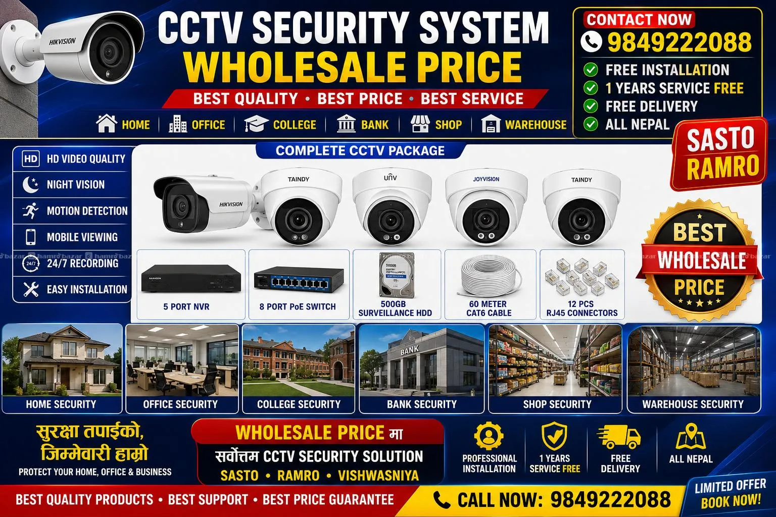 cctv camera installation
