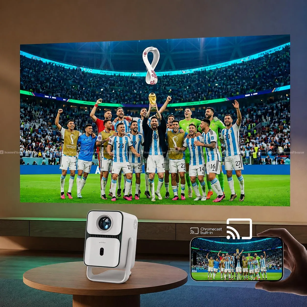 Projector Wanbo T2 Ultra Full HD Mobile Cast