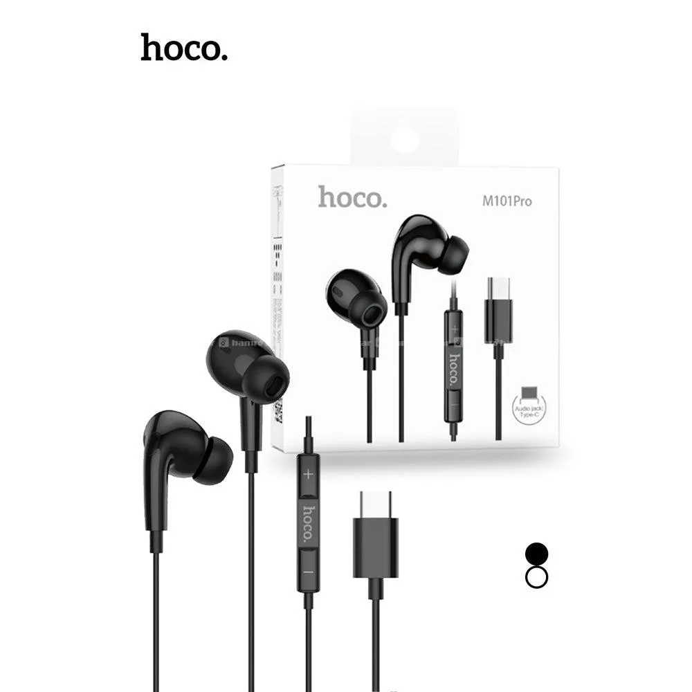 Hoco M101 Pro Crystal Joy Type-C Wired Earphone