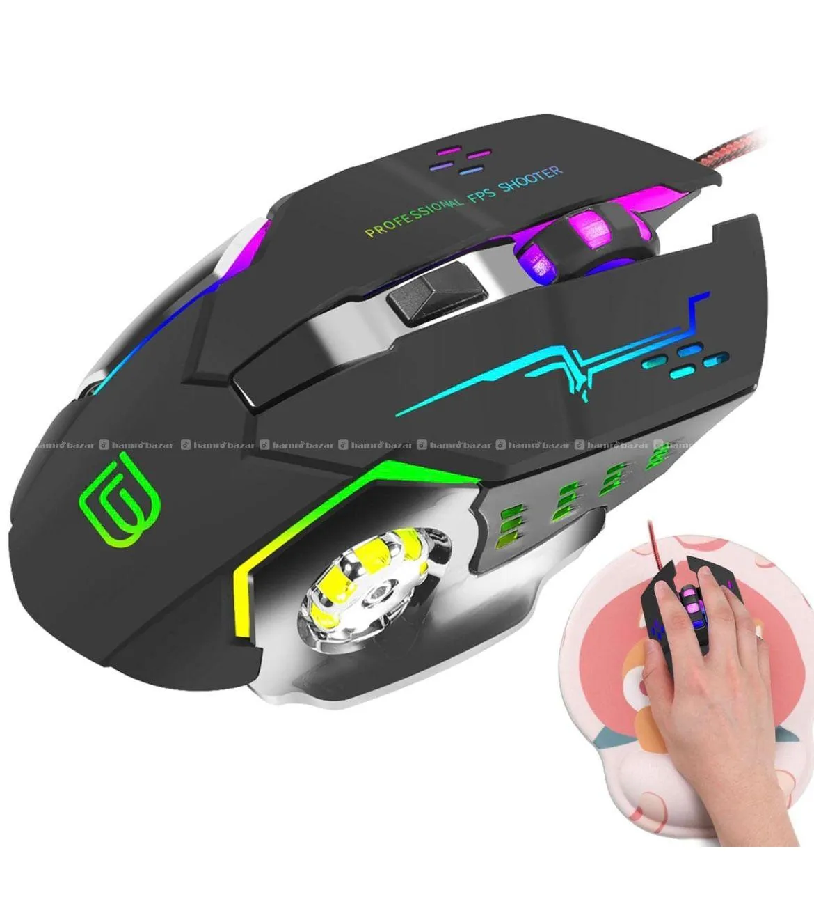 BAJEAL G8 Gaming Mice Gaming Mouse Laptop Computer