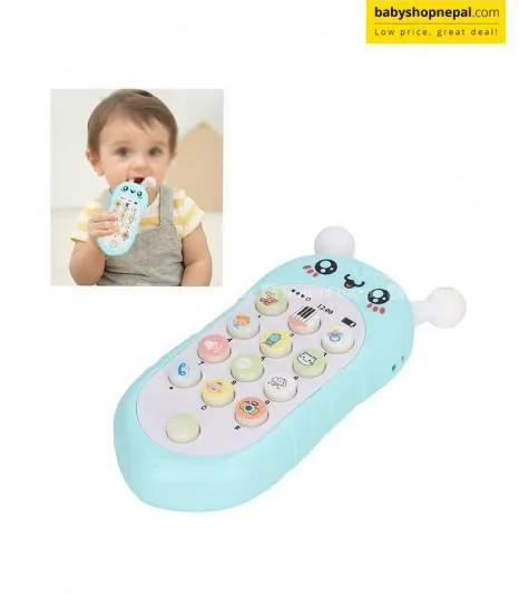 Cute mobile phone with teether