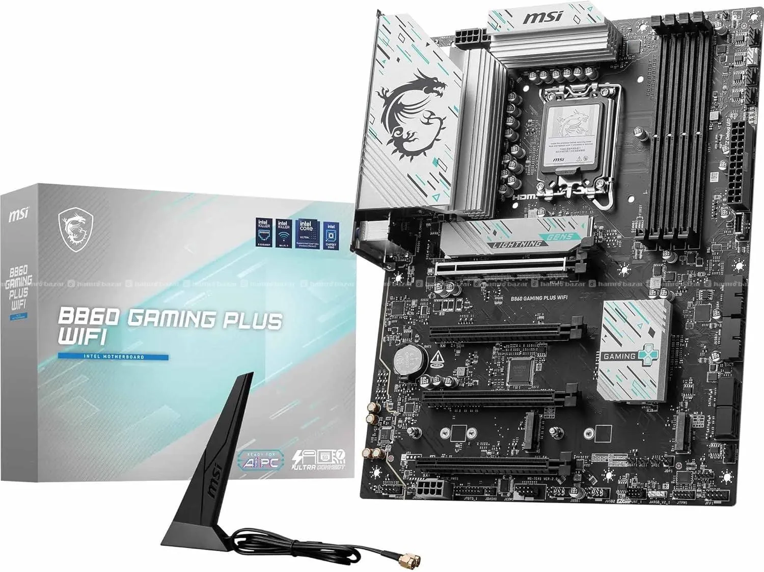 MSI B860 Gaming Plus WiFi Motherboard forultra cpu